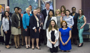 NFL Commissioner Rodger Goodell visits the offices